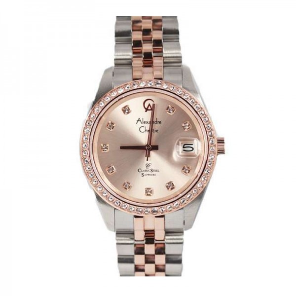 Alexandre christie AC 5012 Silver Full Rosegold Man MDBTRLN Alexandre christie AC 5012 Silver Full Rosegold Man MDBTRLN